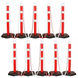 Artikelbild 1 für WIHEDÜ Absperrpfosten weiß/rot, 10 St., Artikelnummer 744916