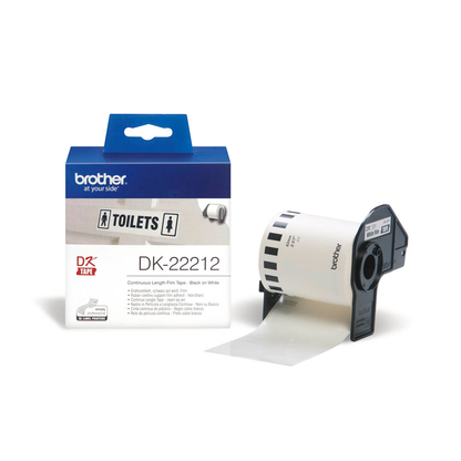 Artikelbild für brother Endlosetikett für Etikettendrucker DK22212 weiß, 62,0 mm, 1 x 1 Etiketten, Artikelnummer 556621