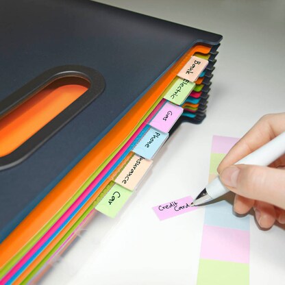 Artikelbild 3 für RAPESCO® Fächermappe Supafile Plus 13 Fächer schwarz, 1 St., Artikelnummer 965537