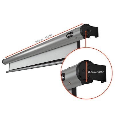 Artikelbild 3 für celexon elektrische Rolloleinwand HomeCinema Motor 4:3, 240 x 180 cm Projektionsfläche, Artikelnummer 694481