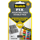 Artikelbild 1 für Scotch FIX™ REMOVABLE SQUARES doppelseitige Klebepads für max. 225,0 g, 12,7 x 12,7 mm, 64 St., Artikelnummer 571168