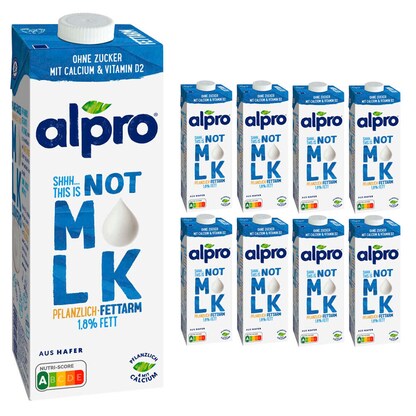 Artikelbild für alpro® THIS IS NOT M*LK Haferdrink 1,8 % 8x 1,0 l, Artikelnummer 742899