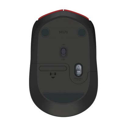 Artikelbild 4 für Logitech M171 Maus kabellos schwarz, rot, Artikelnummer 336774