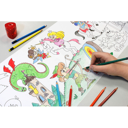 Artikelbild 2 für inFO Malrolle Märchen 80 g/qm, 30,0 cm x 4,0 m, Artikelnummer 510014