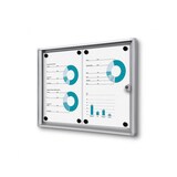 Artikelbild 1 für Showdown® Displays Schaukasten Economy XS B1 silber 2x DIN A4 49,1 x 2,6 x 35,0 cm, 1 St., Artikelnummer 618734