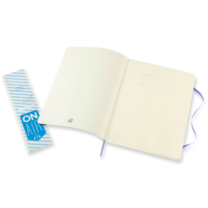 Artikelbild 4 für MOLESKINE Notizbuch Classic Collection flexibler Einband ca. DIN A4 blanko, hortensienblau Softcover 192 Seiten, 1 St., Artikelnummer 924670