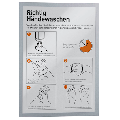 Artikelbild für DURABLE Magnetrahmen DURAFRAME® MAGNETIC A3 silber A3, 5 St., Artikelnummer 276246