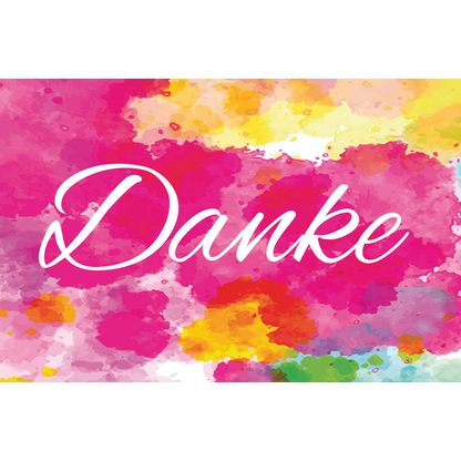 Artikelbild 2 für LUMA Dankeskarte Farben LU1855 DIN B6, 1 St., Artikelnummer 404073