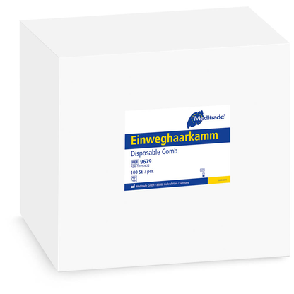 Artikelbild 3 für Meditrade® Einmalkamm braun, 100 St., Artikelnummer 563757