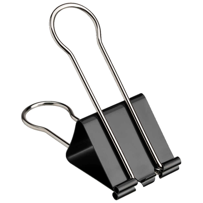 Artikelbild für Gowi Foldbackklammer schwarz 6,0 cm, 1 St., Artikelnummer 721599