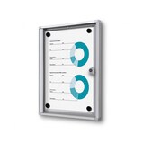 Artikelbild 1 für Showdown® Displays Schaukasten Economy XS B1 silber 1x DIN A4 27,1 x 2,6 x 35,0 cm, 1 St., Artikelnummer 618722