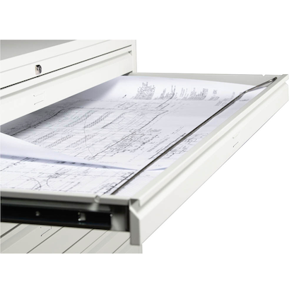 Artikelbild 4 für Gürkan Planschrank lichtgrau 5 Schubladen 140,0 x 95,0 x 53,0 cm, 1 St., Artikelnummer 564462