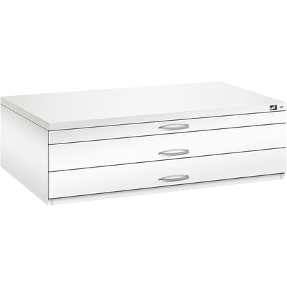 Artikelbild 3 für CP 7200 Planschrank verkehrsweiß 3 Schubladen 135,0 x 96,0 x 42,0 cm, 1 St., Artikelnummer 683399
