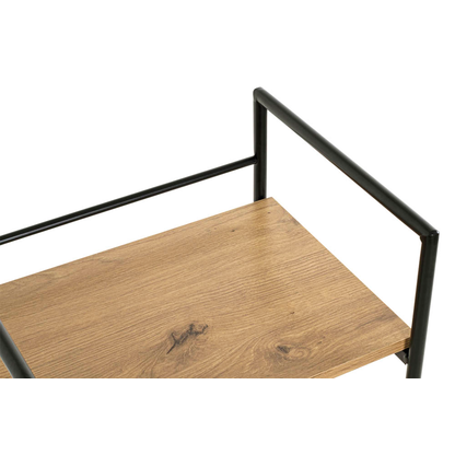 Artikelbild 6 für HAKU Möbel Beistellregal schwarz, eiche 34,0 x 27,0 x 130,0 cm, 1 St., Artikelnummer 591501