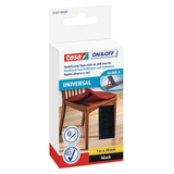 Artikelbild 1 für tesa Klettband ON & OFF® UNIVERSAL schwarz, 1 Rolle, Artikelnummer 724148