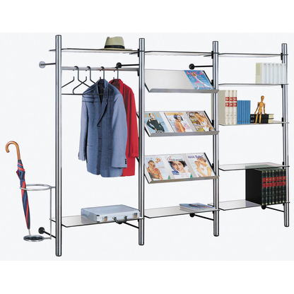 Artikelbild 2 für Kerkmann Wandregal arte silber 80,0 x 40,0 x 190,0 cm, 1 St., Artikelnummer 106472