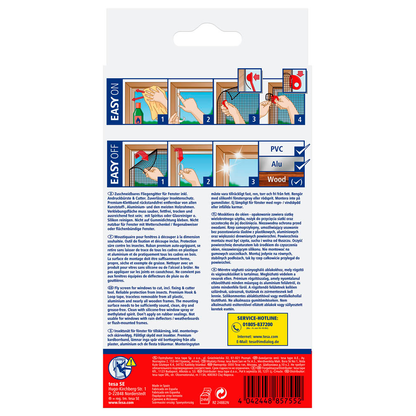 Artikelbild 2 für tesa Fliegengitter Insect Stop Comfort anthrazit 1,3 x 1,5 m, Artikelnummer 179053