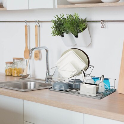 Artikelbild 2 für relaxdays Abtropfgestell silber, 1 St., Artikelnummer 361002