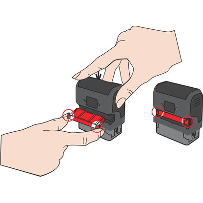 Artikelbild 2 für trodat Textstempel, individualisierbar printy 4913 selbstfärbend schwarz mit Logo, 1 St. - Nachträglich per Gutschein personalisieren, Artikelnummer 566513