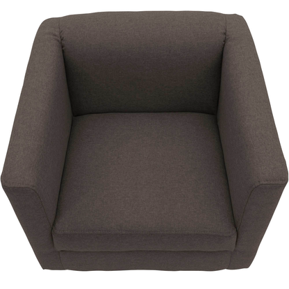 Artikelbild 3 für DOMO Collection Sessel BOB braun silber Stoff 72,0 cm 75,0 cm, 1 St., Artikelnummer 764561