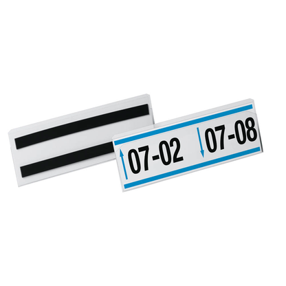 Artikelbild für DURABLE Etikettentaschen HARD COVER transparent 1/2 DIN A5 quer, 10 St., Artikelnummer 146649