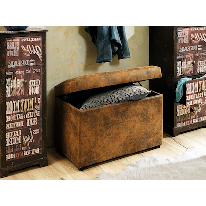 Artikelbild 8 für HAKU Möbel Sitztruhe 52824 braun Holz 58,0 cm, Artikelnummer 192509