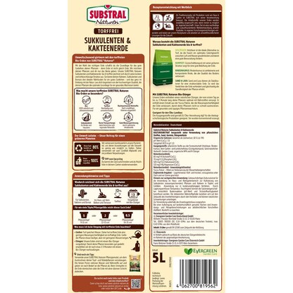 Artikelbild 2 für SUBSTRAL® Naturen® Kakteenerde 5,0 l, Artikelnummer 368759