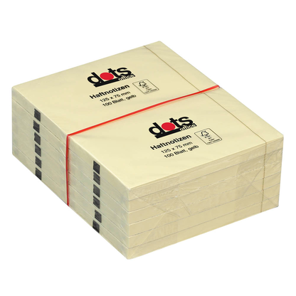 Artikelbild für dots Haftnotizen gelb, 12 Blöcke, Artikelnummer 221965