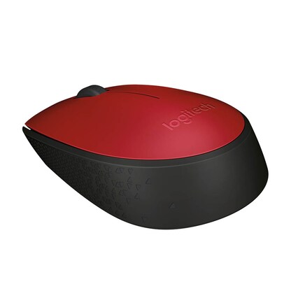 Artikelbild 2 für Logitech M171 Maus kabellos schwarz, rot, Artikelnummer 336774