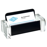Artikelbild 1 für WEDO Visitenkartenhalter Acryl Exklusiv glasklar, für bis zu 70 Visitenkarten, Artikelnummer 270843