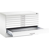Artikelbild 1 für CP 7100 Planschrank verkehrsweiß 8 Schubladen 110,0 x 76,5 x 76,0 cm, 1 St., Artikelnummer 683173