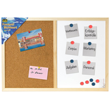 Artikelbild 1 für Idena Whiteboard-Pinnwand 60,0 x 40,0 cm Kork braun, Artikelnummer 350872