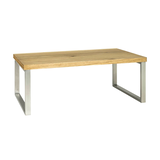 Artikelbild 1 für HAKU Möbel Couchtisch rechteckig MDF-Platte eiche 100,0 x 60,0 x 38,0 cm, 1 St., Artikelnummer 556797