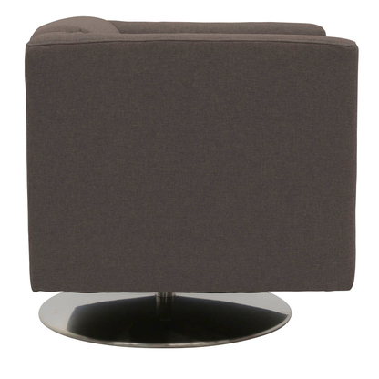 Artikelbild 4 für DOMO Collection Sessel BOB braun silber Stoff 72,0 cm 75,0 cm, 1 St., Artikelnummer 764561