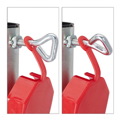 Artikelbild 7 für relaxdays Bodendübel für Sonnenschirm silber, Stahl, Artikelnummer 767733