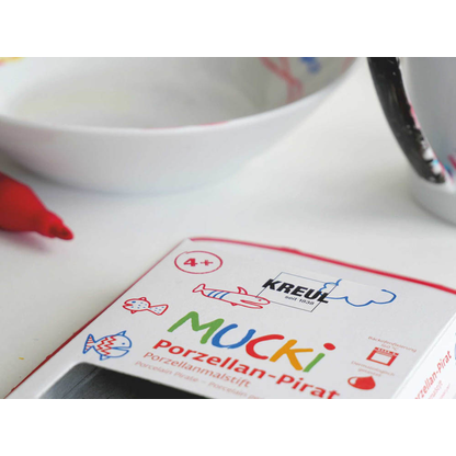 Artikelbild 9 für KREUL MUCKI Pirat Porzellanstifte farbsortiert 2,0 - 5,0 mm, 5 St., Artikelnummer 114909