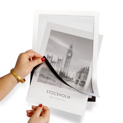 Artikelbild 2 für LMG Magnetrahmen selbstklebend weiß A4, 1 St., Artikelnummer 228617