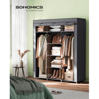 Artikelbild 3 für SONGMICS Stoffschrank, RYG12G grau 150,0 x 45,0 x 175,0 cm, 1 St., Artikelnummer 439586