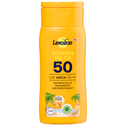 Artikelbild für Lavozon LSF 50 Hoch Sonnenmilch 200 ml, Artikelnummer 987317