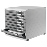 Artikelbild 1 für HAN Schubladenbox Contur dunkelgrau 1510-19D, DIN B4 mit 10 Schubladen, 1 St., Artikelnummer 182329