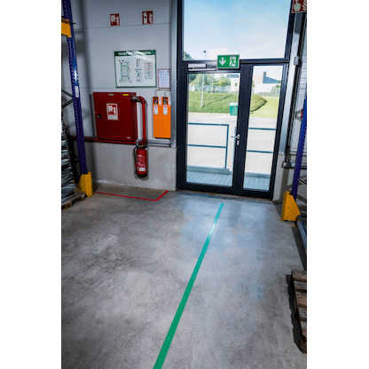 Artikelbild 3 für DURABLE Bodenmarkierungsband DURALINE® grün 50,0 mm x 30,0 m, Artikelnummer 311082