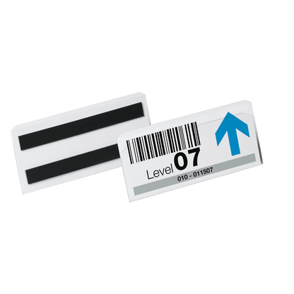 Artikelbild für DURABLE Etikettentaschen HARD COVER transparent 15,0 x 6,7 cm, 10 St., Artikelnummer 146708