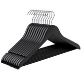 Artikelbild 1 für SONGMICS Kleiderbügel schwarz, 10 St., Artikelnummer 290427