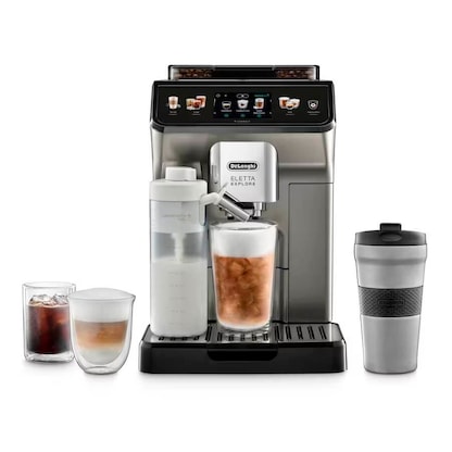 Artikelbild für DeLonghi Eletta Explore Cold Brew ECAM 450.86.T Kaffeevollautomat grau, Artikelnummer 349049
