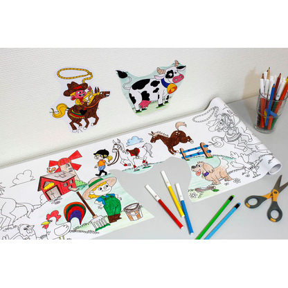 Artikelbild 4 für inFO Malrolle Bauernhof 80 g/qm, 30,0 cm x 4,0 m, Artikelnummer 509962