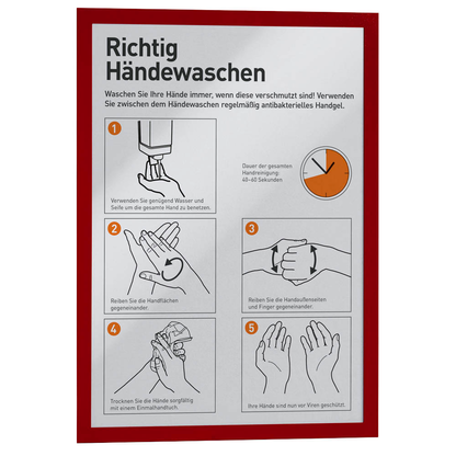 Artikelbild für DURABLE Magnetrahmen selbstklebend DURAFRAME® rot A3, 2 St., Artikelnummer 309401