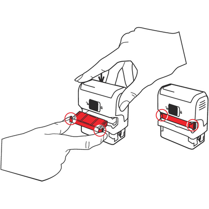 Artikelbild 4 für trodat Ersatzstempelkissen 6/4912/2 blau/rot 4,7 x 1,8 cm, 2 St., Artikelnummer 742197