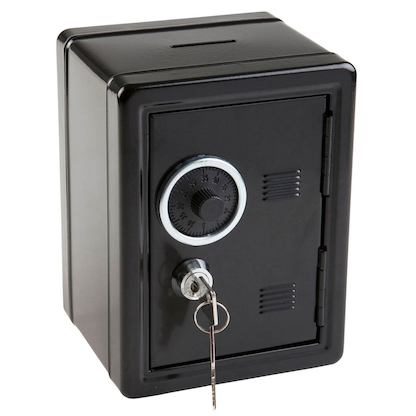 Artikelbild für Idena Spardose Spartresor schwarz, 1 St., Artikelnummer 141026