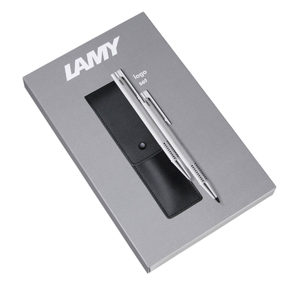 Artikelbild für LAMY Schreibset logo brushed schwarz, Artikelnummer 509541
