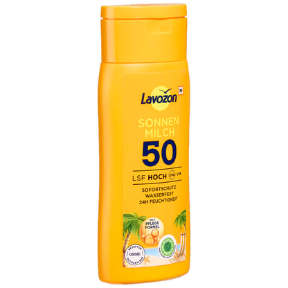 Artikelbild 3 für Lavozon LSF 50 Hoch Sonnenmilch 200 ml, Artikelnummer 987317